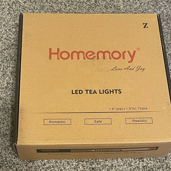 Other - Set of 72 flameless tea light candles